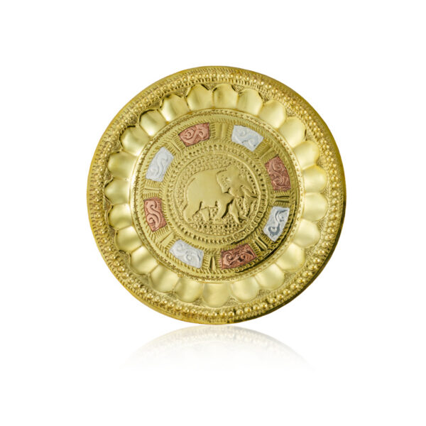 Brass 5" Bsc Tray With Box