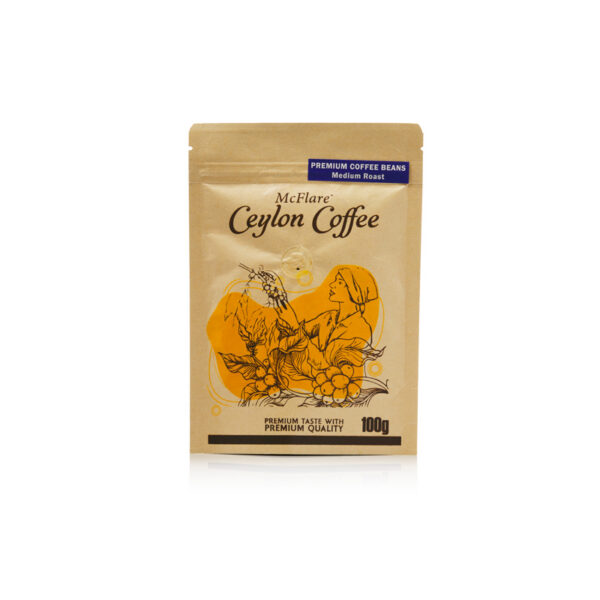 Ceylon Whole Bean Coffee (Medium Roast) 100g