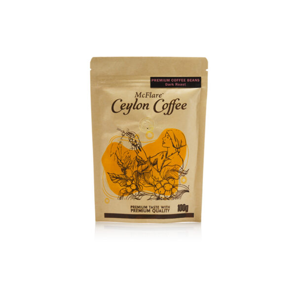 Ceylon Whole Bean Coffee (Dark Roast) 100g