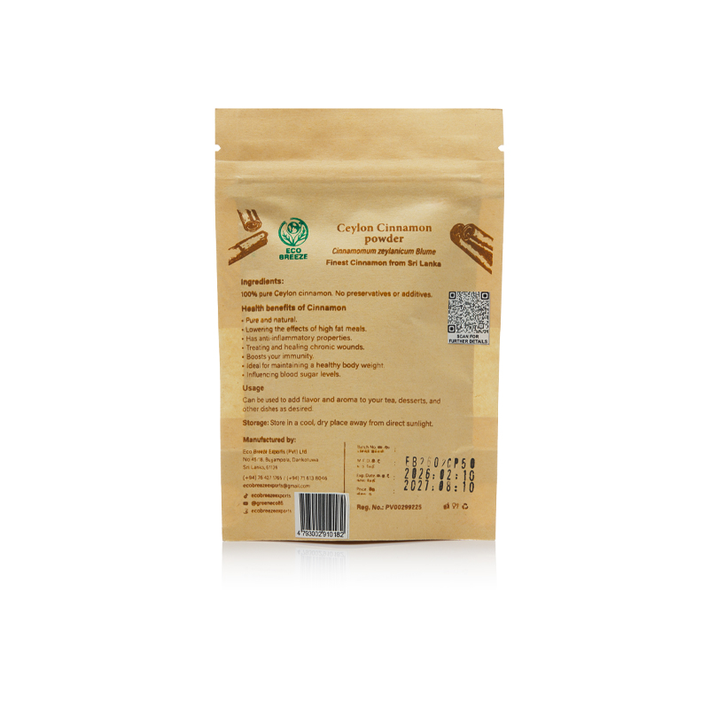 Green Eco Cinnamon Powder 50g - Image 2