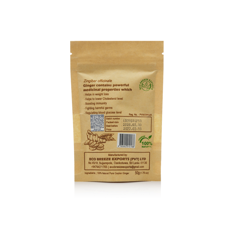 Green Eco Ginger Powder 50g - Image 2