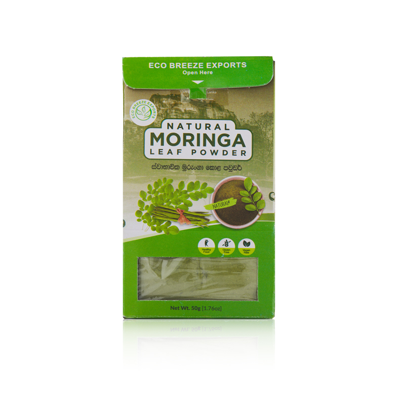 Green Eco Premium Moringa Leaf Powder 50g