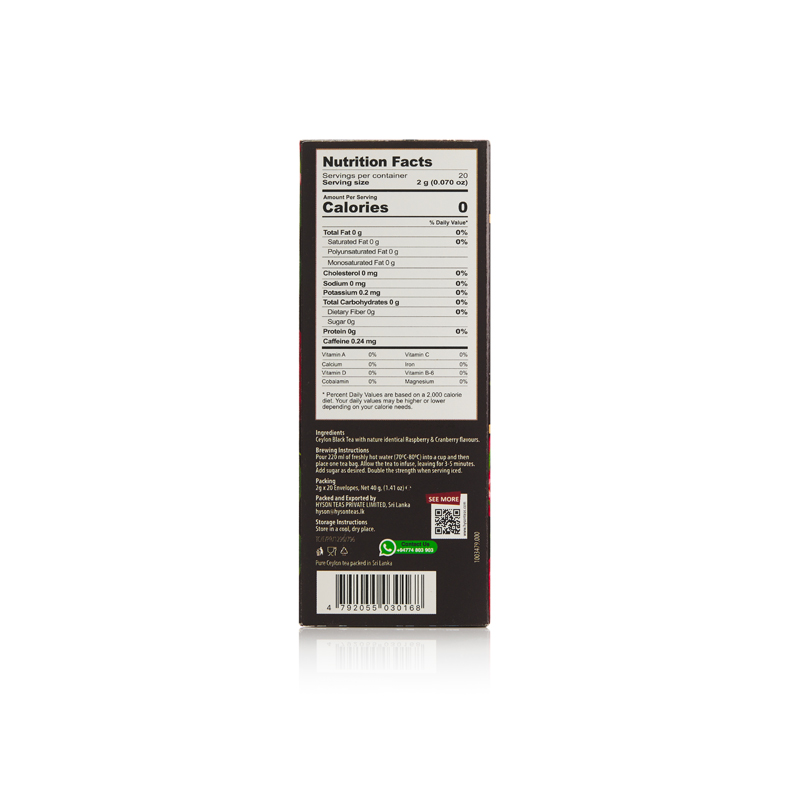HYS Fiesta Infusion Tea BT Cranberry & Raspberry